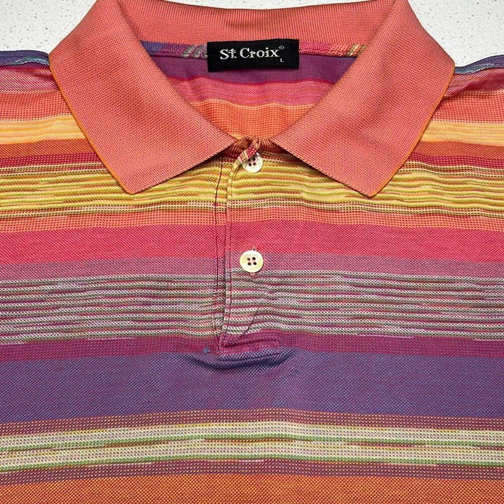 Vintage St Croix Polo Shirt Mens Large